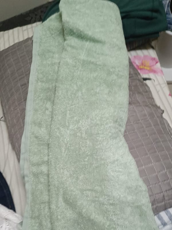 Customer photo review of Bamboo Bath Towel