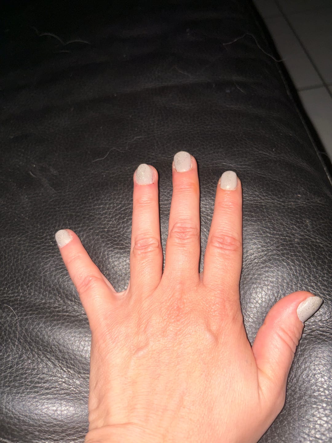 Customer photo review of Autumn Tea Gold Dipping Powder