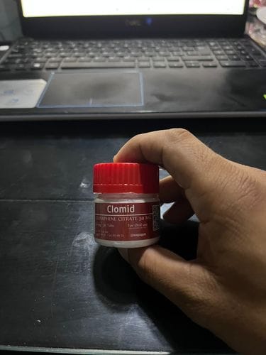 Customer photo review of CLOMID | Clomifeno Citrato 50mg 50 tabs