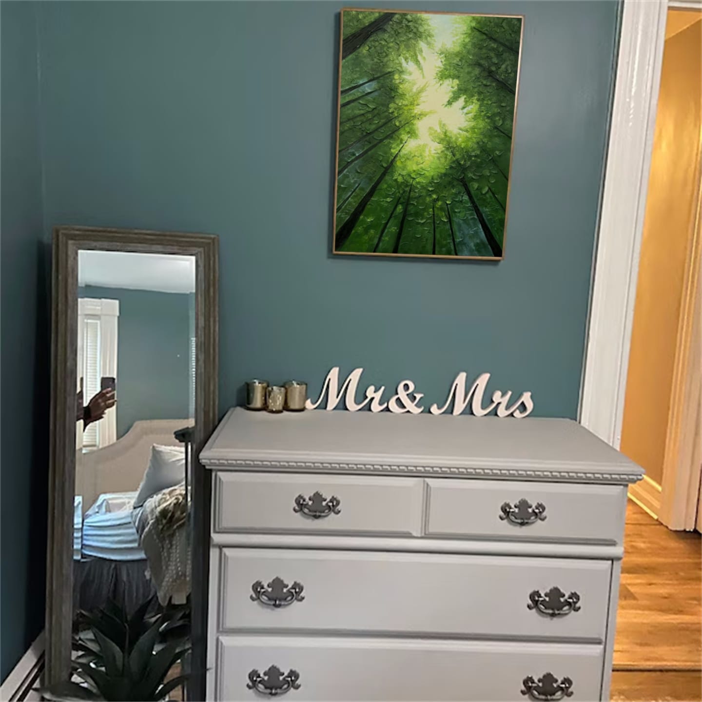 Customer photo review of Tree Textured Painting Canvas #TP017