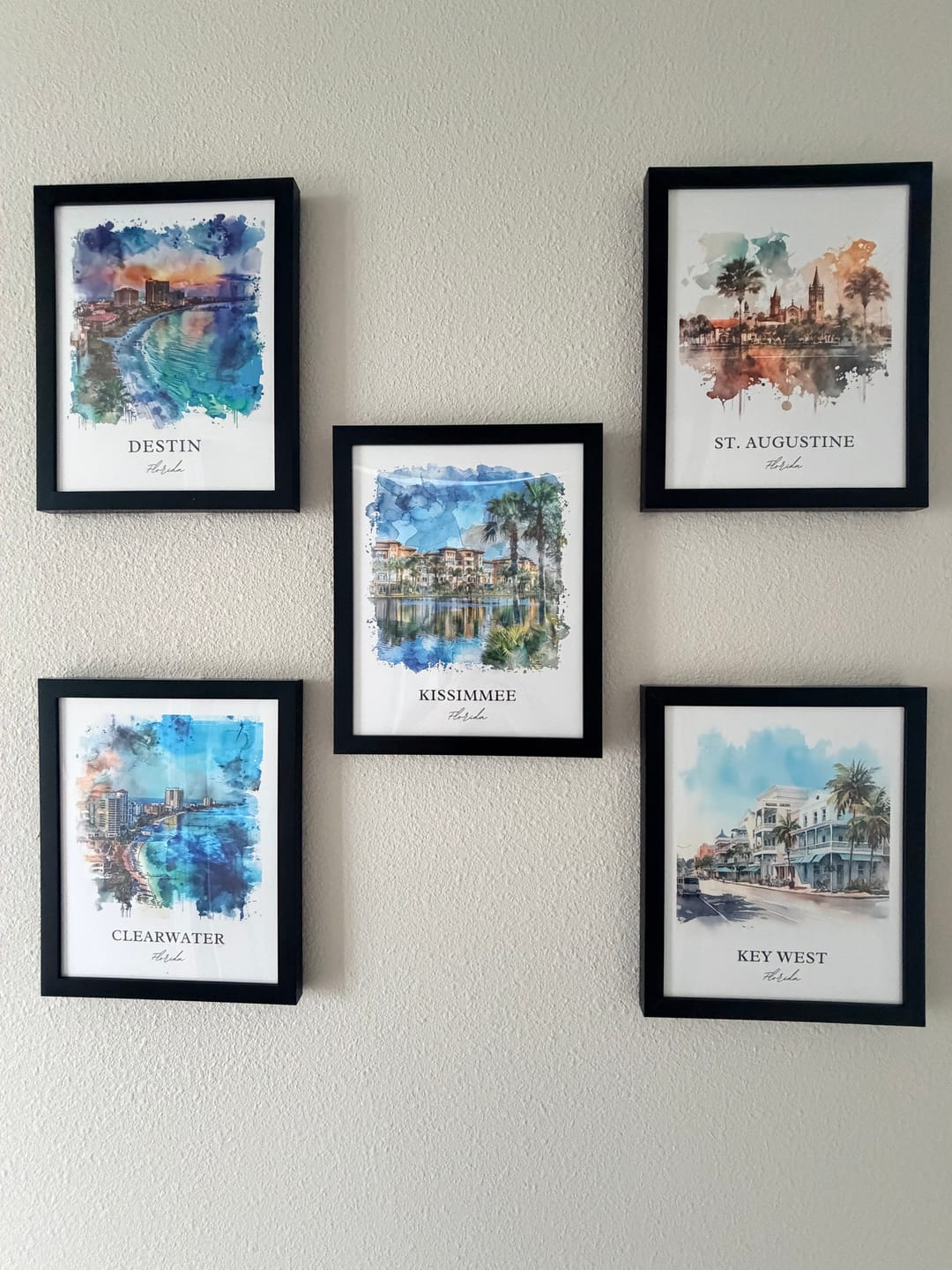 Customer photo review of Clearwater, Florida – Watercolor Art Print