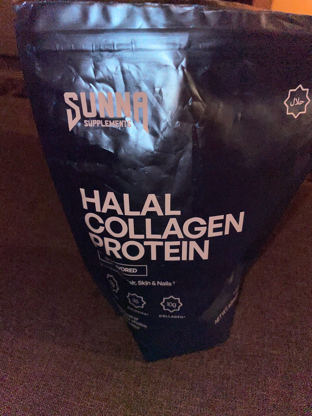 Customer photo review of Halal Collagen Protein