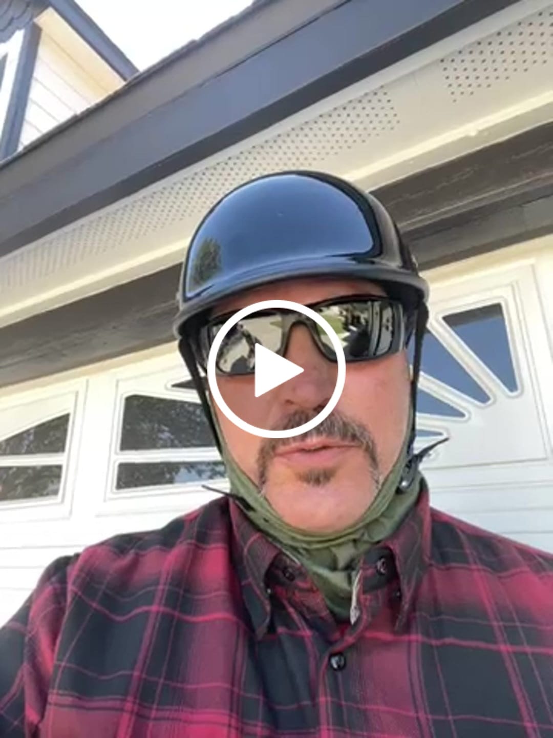 Customer video review of Low Profile Reversible DOT Polo Helmet / Gloss Black