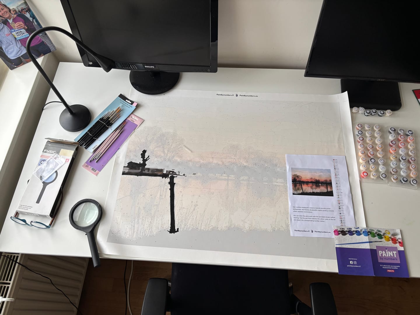 Customer photo review of Numeromaalaus omasta kuvasta