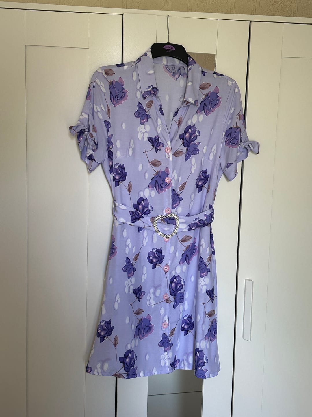 Customer photo review of Roses and Spots Viscose Challis Fabric