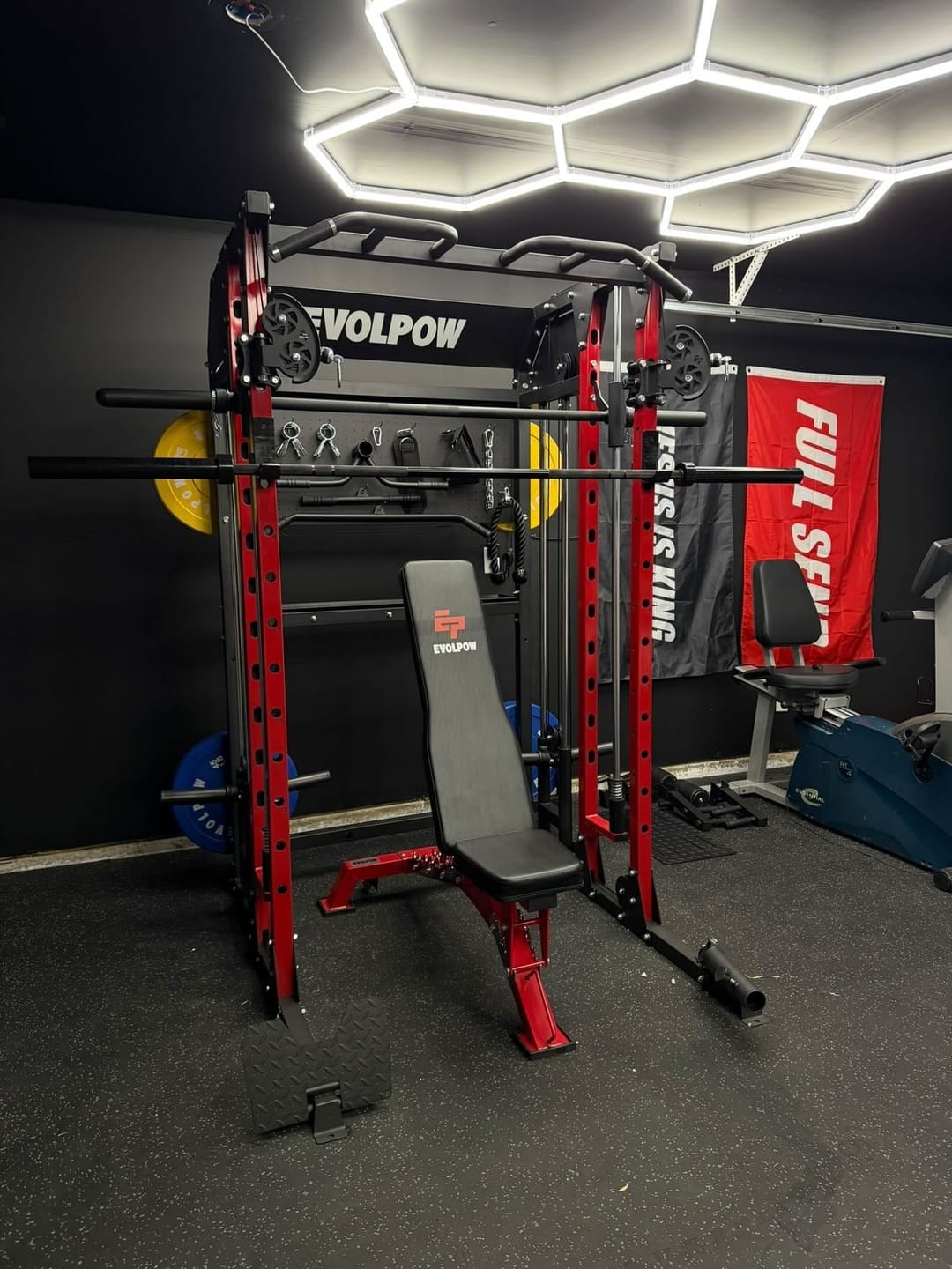 Customer photo review of EVOLPOW M2B Brute All-In-One Smith Machine Home Gym