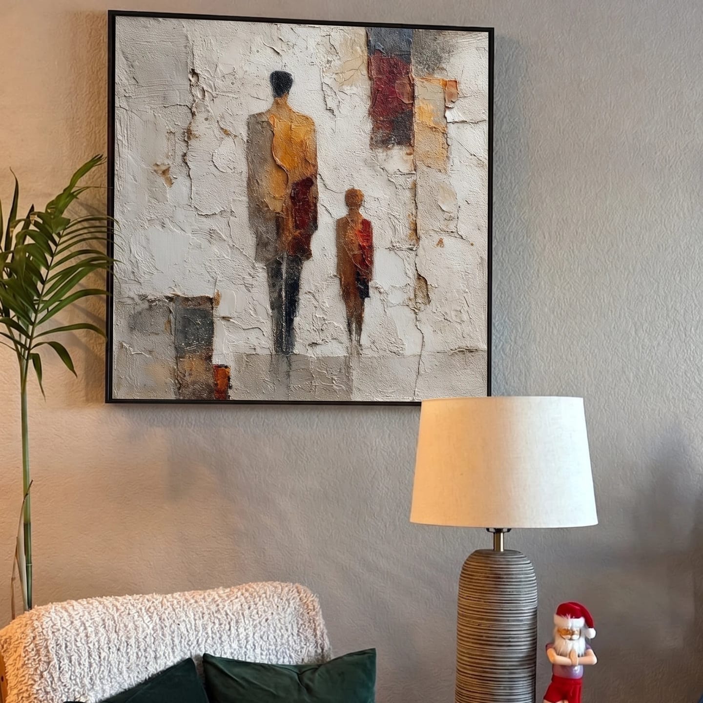 Customer photo review of Japandi Wall Art ｜ Silent-Kin-Spire-II