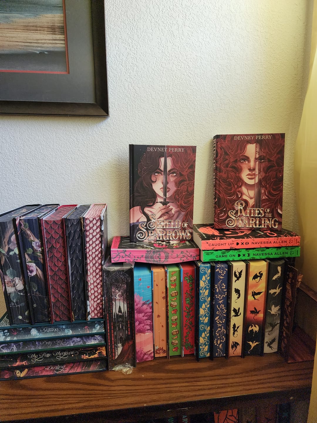 Customer photo review of PS Hardcover SE Rites of the Starling by Devney Perry