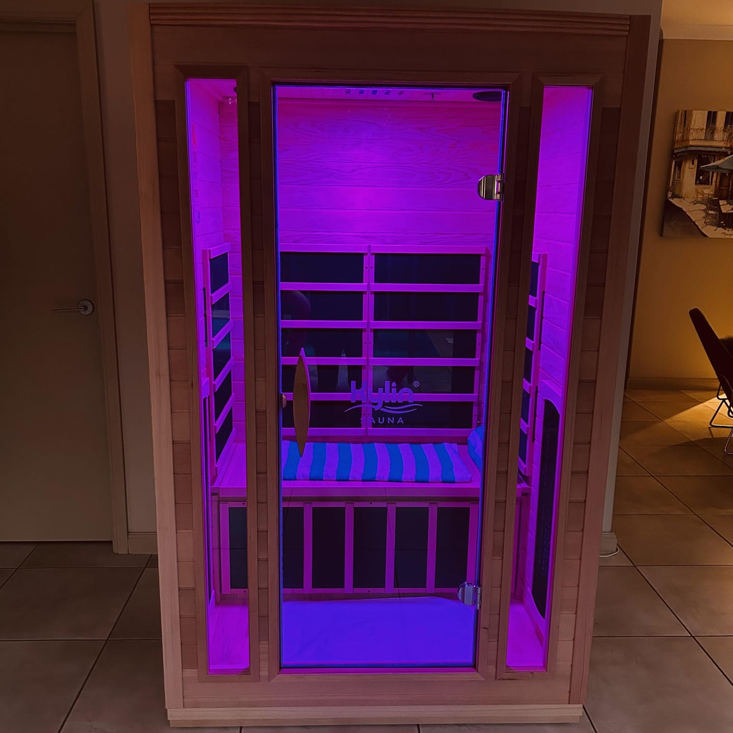 Customer photo review of Kylin Full Spectrum Low EMF Carbon Far Infrared Sauna 2 people - K8200 FS