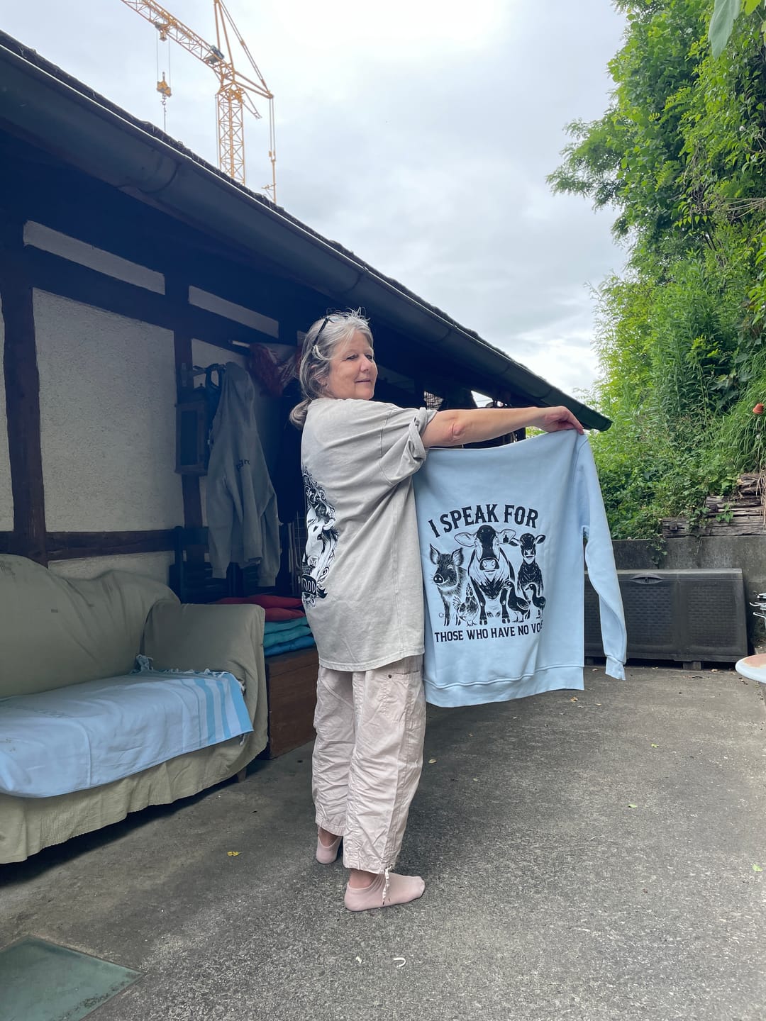 Customer photo review of We are family not food - Oversize Shirt