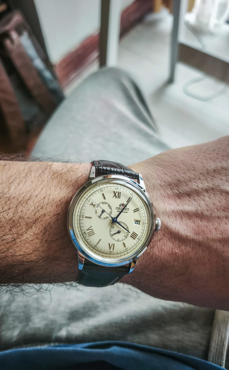 Customer photo review of Reloj Orient Bambino RA-AK0702Y Bambino 40,5 mm