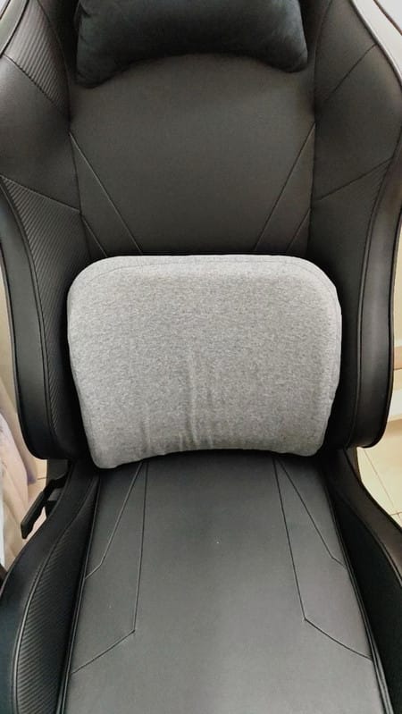 Customer photo review of Getha Guardian Lumbar Support Latex Cushion