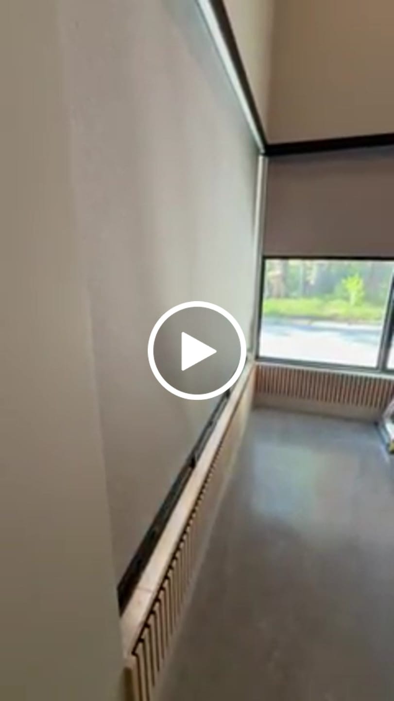 Customer video review of Smart Motorized Roller Shades 100% Blackout Essential