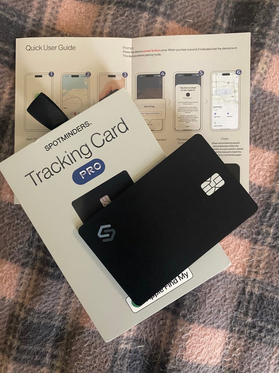 Customer photo review of SPOTMINDERS. Tracking Card PRO