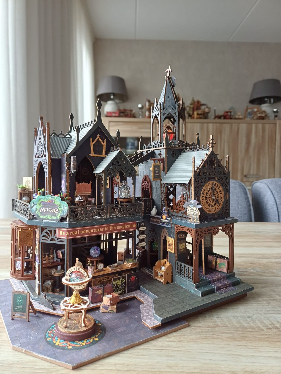 Customer photo review of Holo Magic City DIY Miniature House
