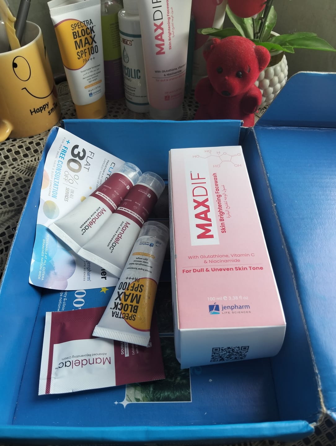 Customer photo review of Maxdif Facewash