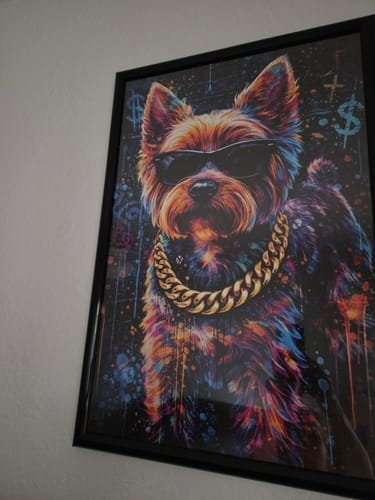 Customer photo review of Personalised Poster - Street Art Graffiti