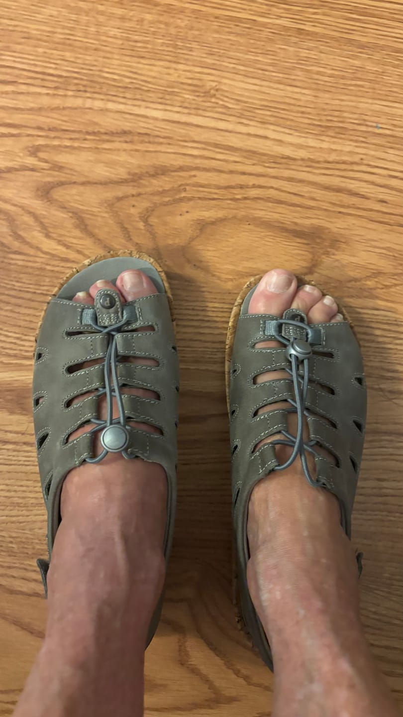 Customer photo review of The Traveler Sandal