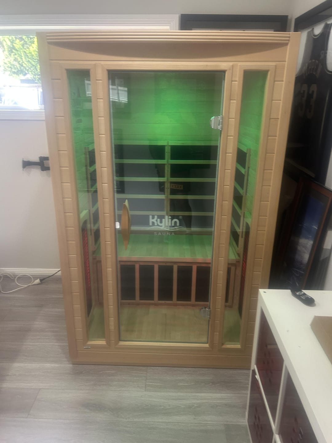 Customer photo review of Kylin Full Spectrum Low EMF Carbon Far Infrared Sauna 2 people - K8200 FS