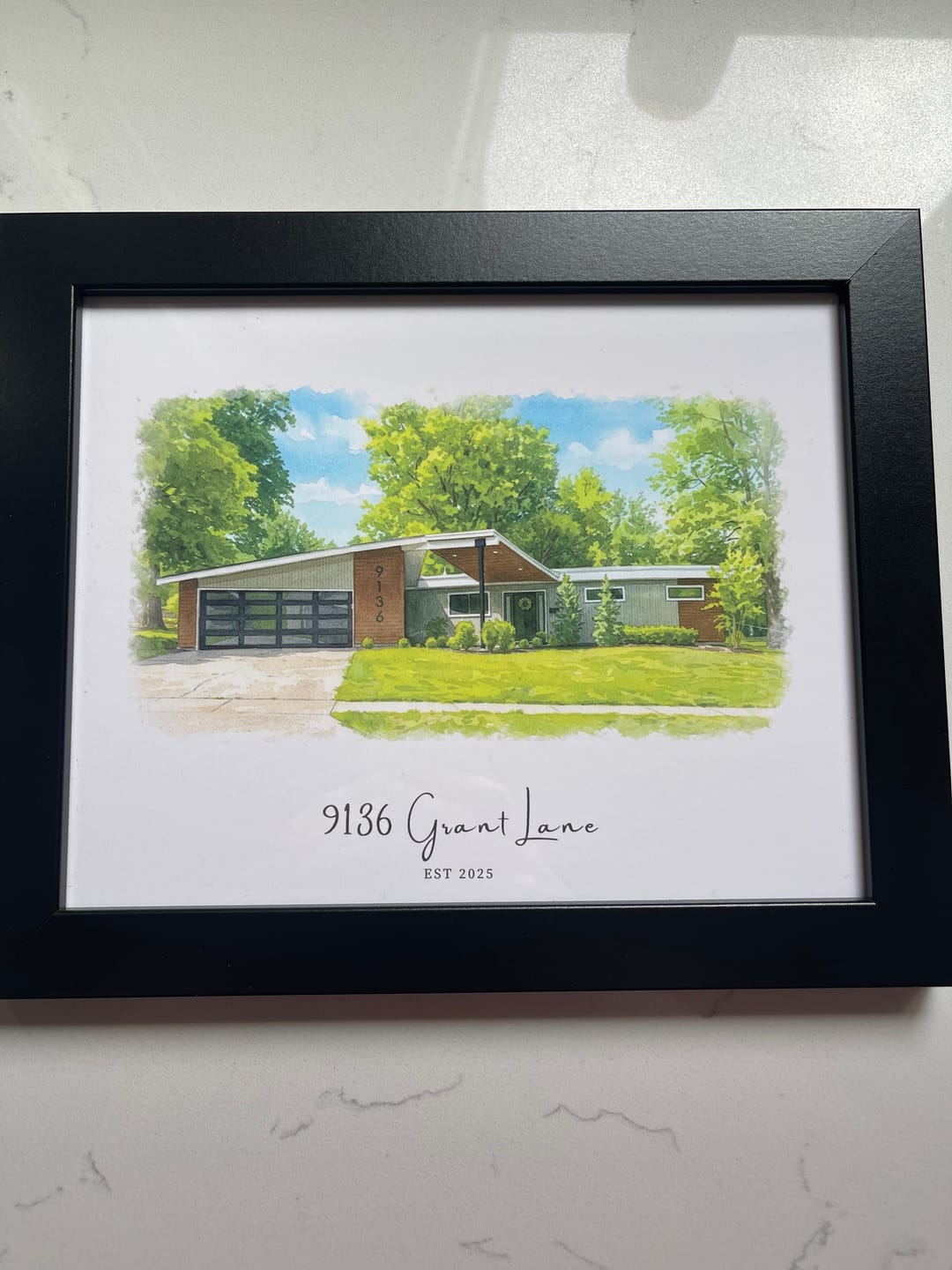 Customer photo review of Custom House Portrait