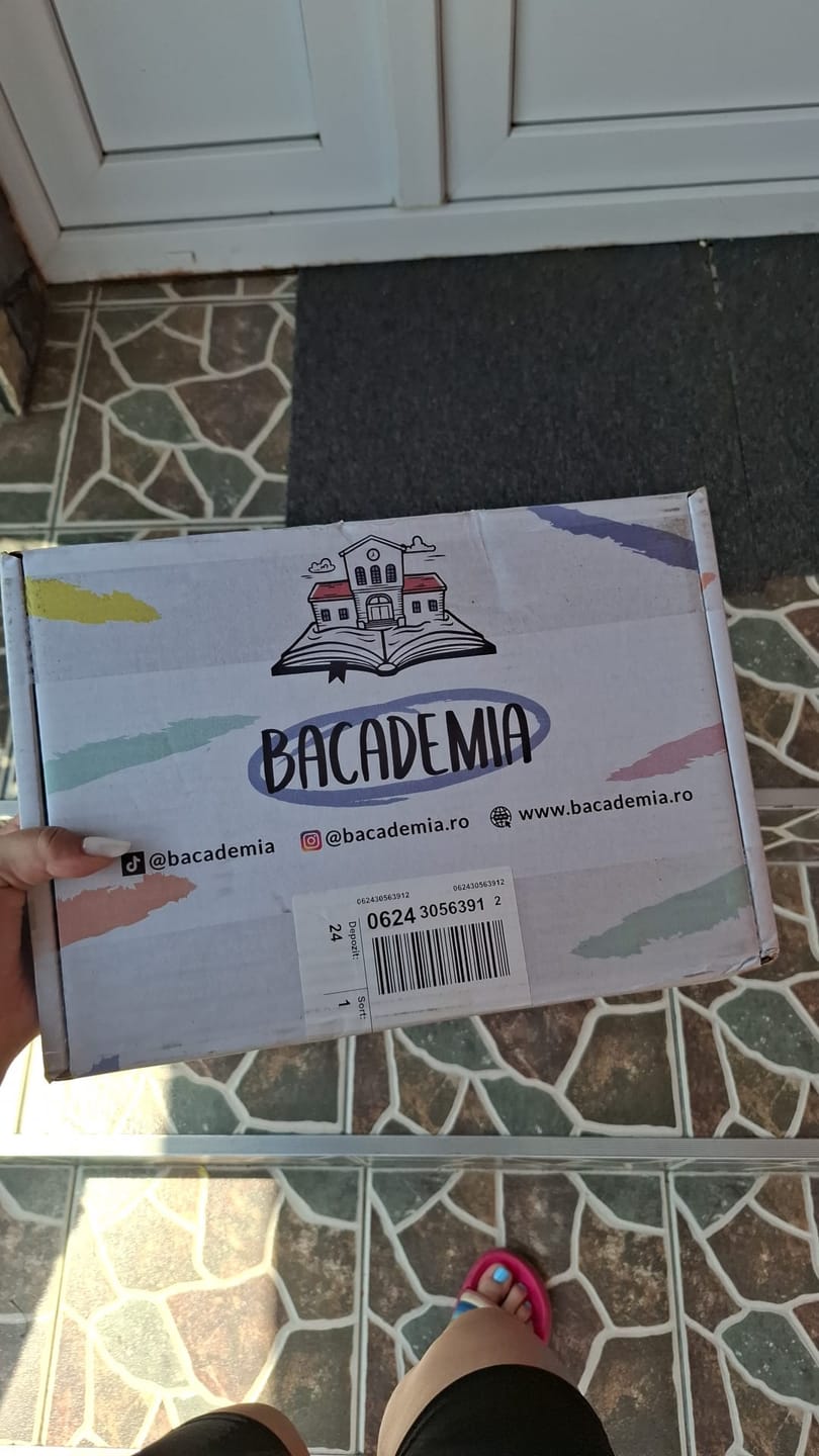 Customer photo review of Pachet Bacalaureat (Română + Istorie + Geografie) Bacademia