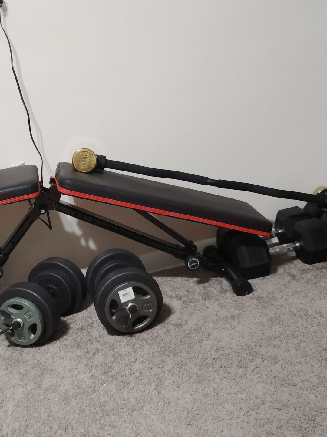 Customer photo review of Hyperbell EZ Curl Bar