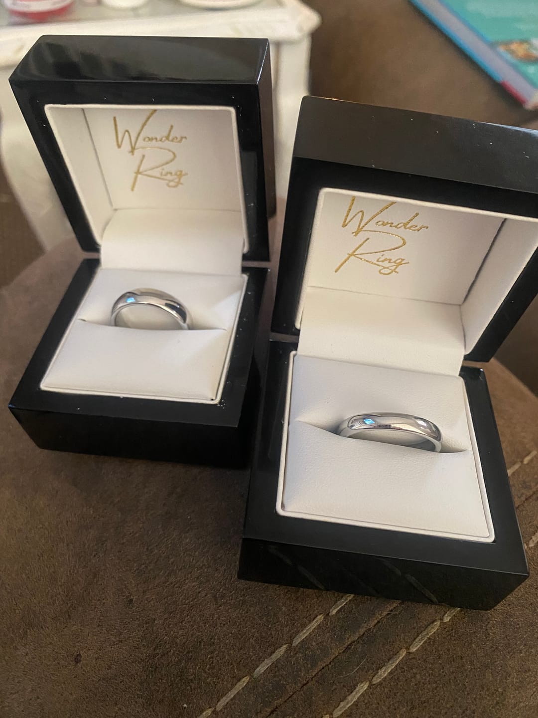 Customer photo review of The White Gold Wonder Ring Set