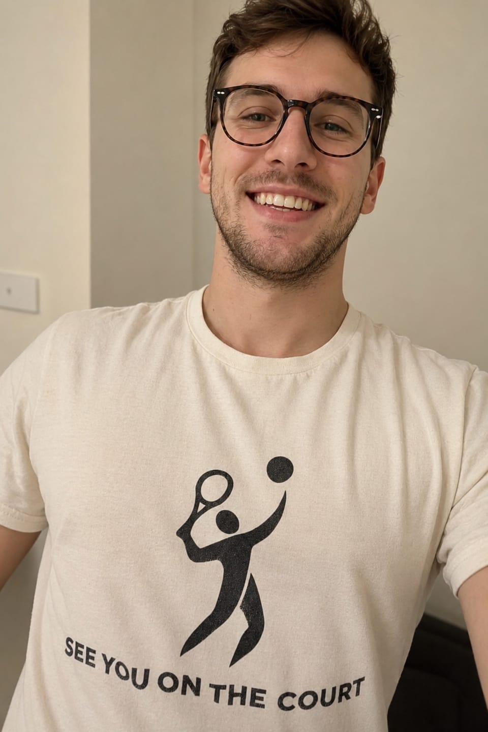 Customer photo review of See you court Icon T-Shirt