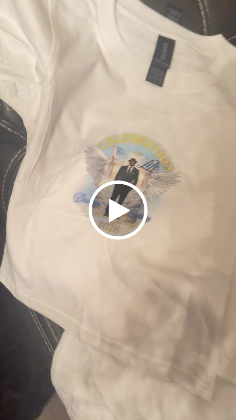 Customer video review of DTF Transfer by Size & Qty