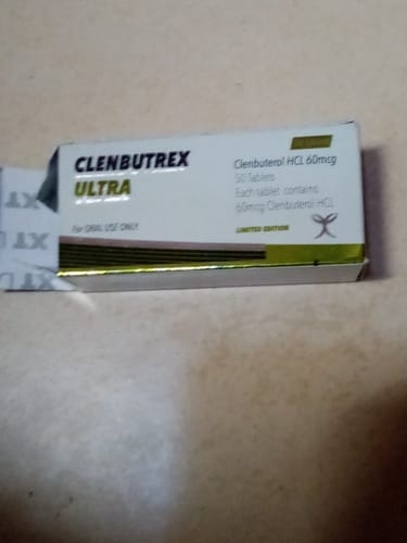 Customer photo review of CLENBUTREX ULTRA | Clembuterol 60mcg 50 tabs