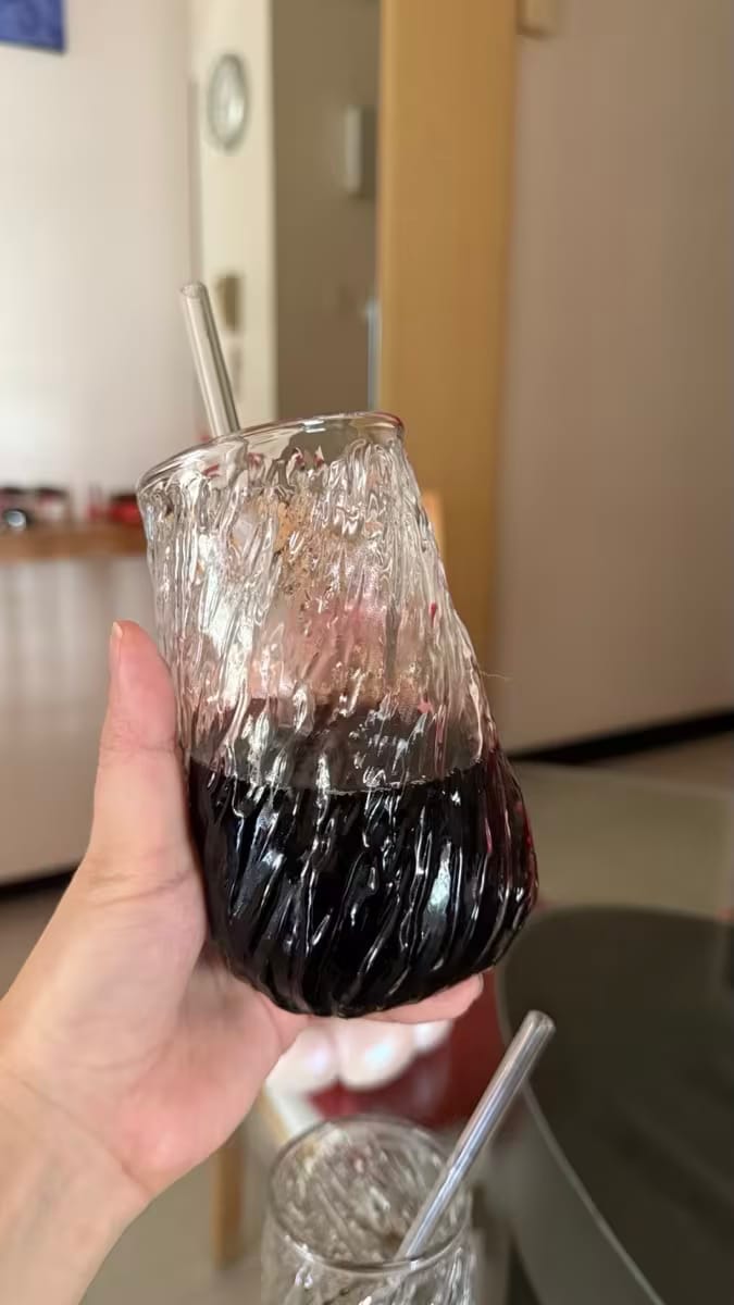 Customer photo review of Swirl Glass With Straw (2PCS Set)