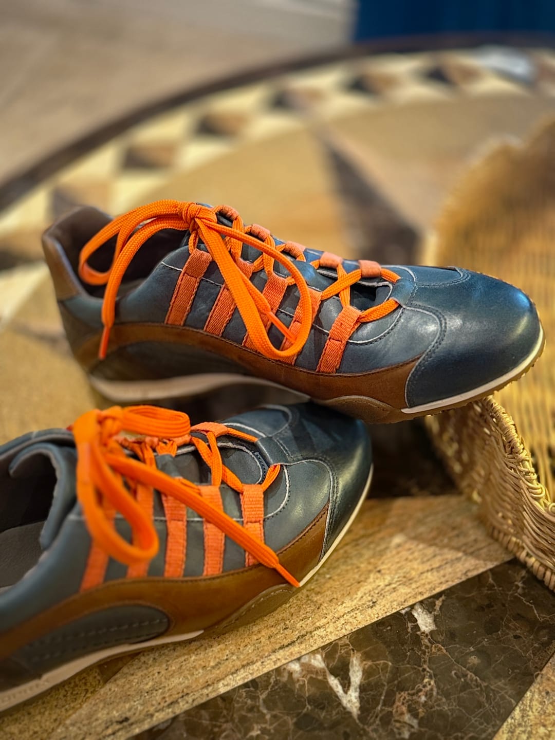 Customer photo review of Men's GrandPrix Sneaker in Monza Indigo