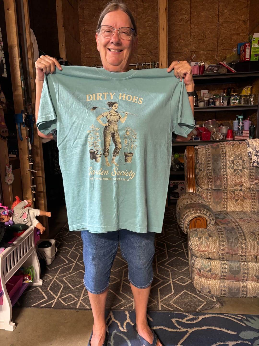 Customer photo review of I Bury Things T-Shirt