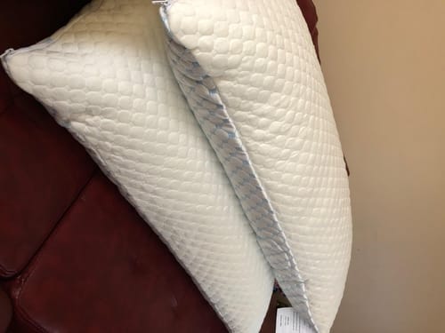 Customer photo review of ComfortPillow 2.0 – Den justerbara huvudkudden