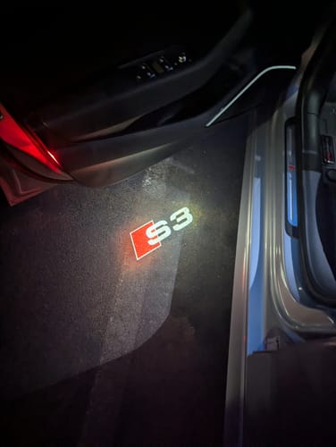 Customer photo review of AUDI DOOR LIGHTS