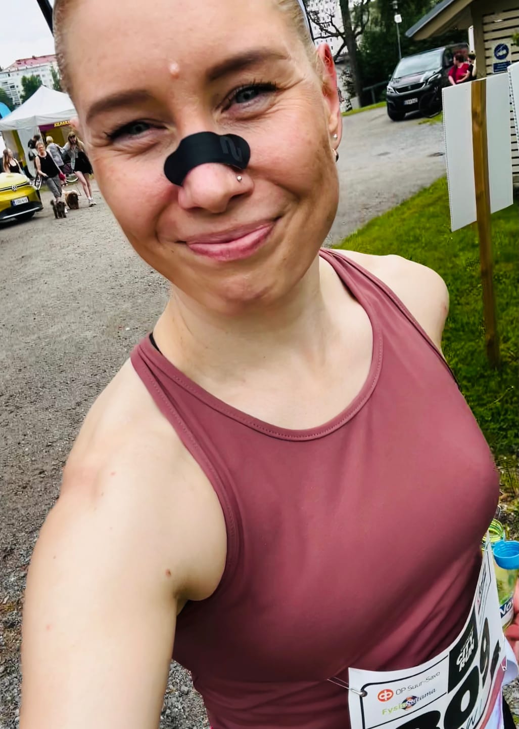 Customer photo review of Nuku Active Nasal Strips
