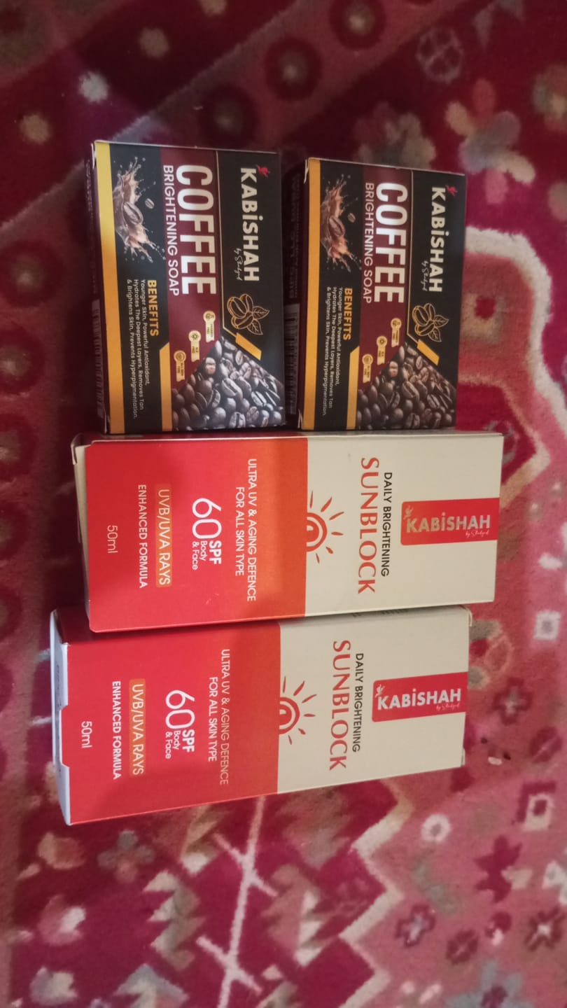 Customer photo review of Coffee Face Wash Double Pack