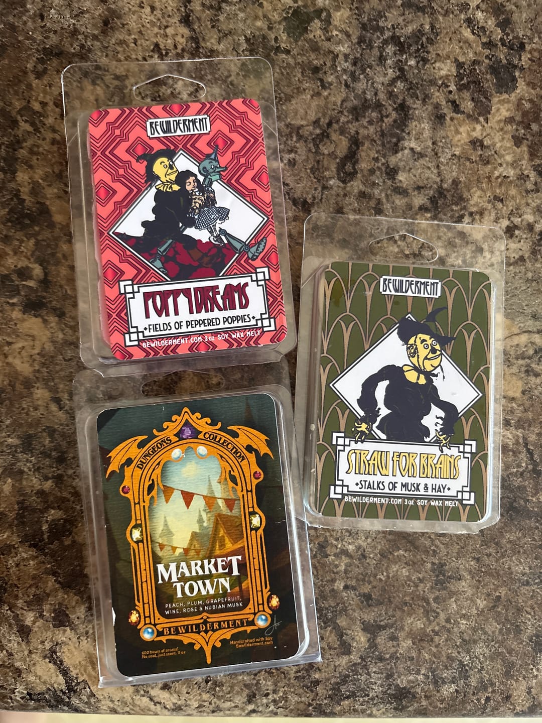 Customer photo review of Straw for Brains Wax Melts