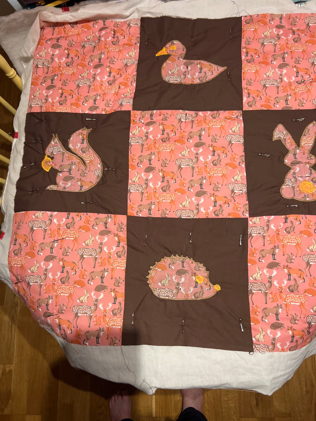 Customer photo review of Premium Plain Polycotton Fabric, 60° Washable, 45"- 20 Colours Available