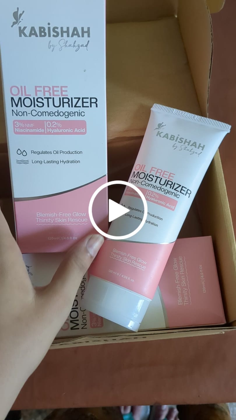 Customer video review of Oil Free Moisturizer Buy 1 Get 1 Free