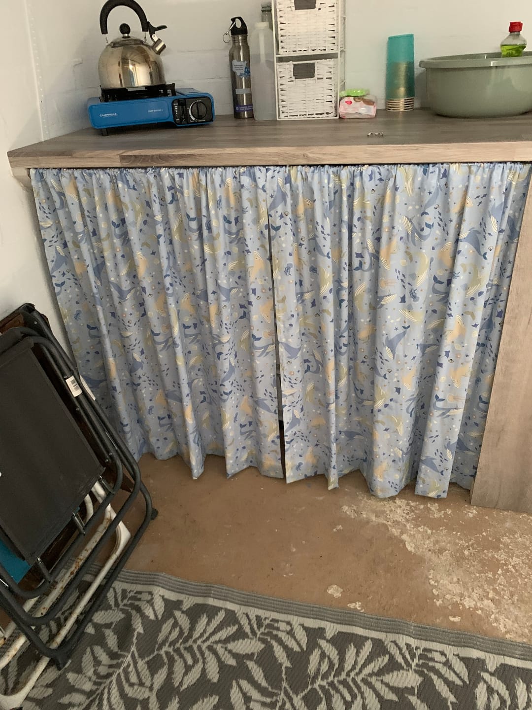Customer photo review of Seaside Charm Cotton Poplin Fabric