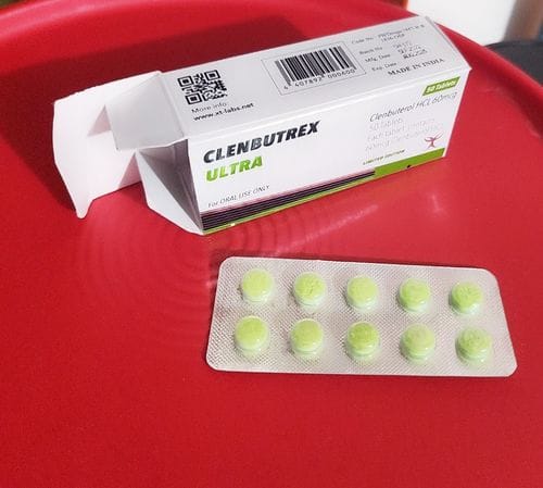 Customer photo review of CLENBUTREX ULTRA | Clembuterol 60mcg 50 tabs