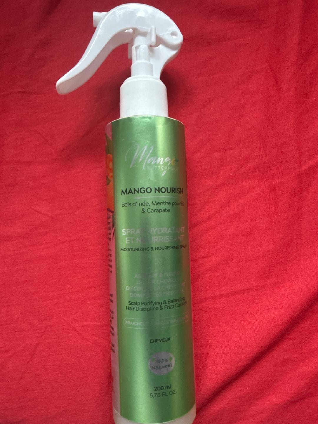 Customer photo review of Spray Hydratant et nourrissant - MANGO NOURISH