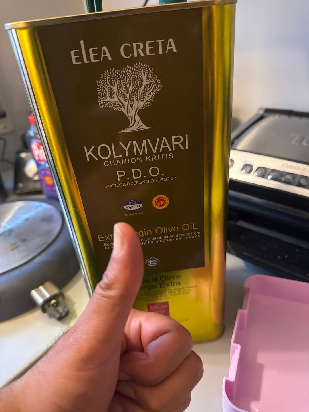 Customer photo review of Elea Creta Kolymvari P.D.O. Olivenöl extra nativ 5,0l