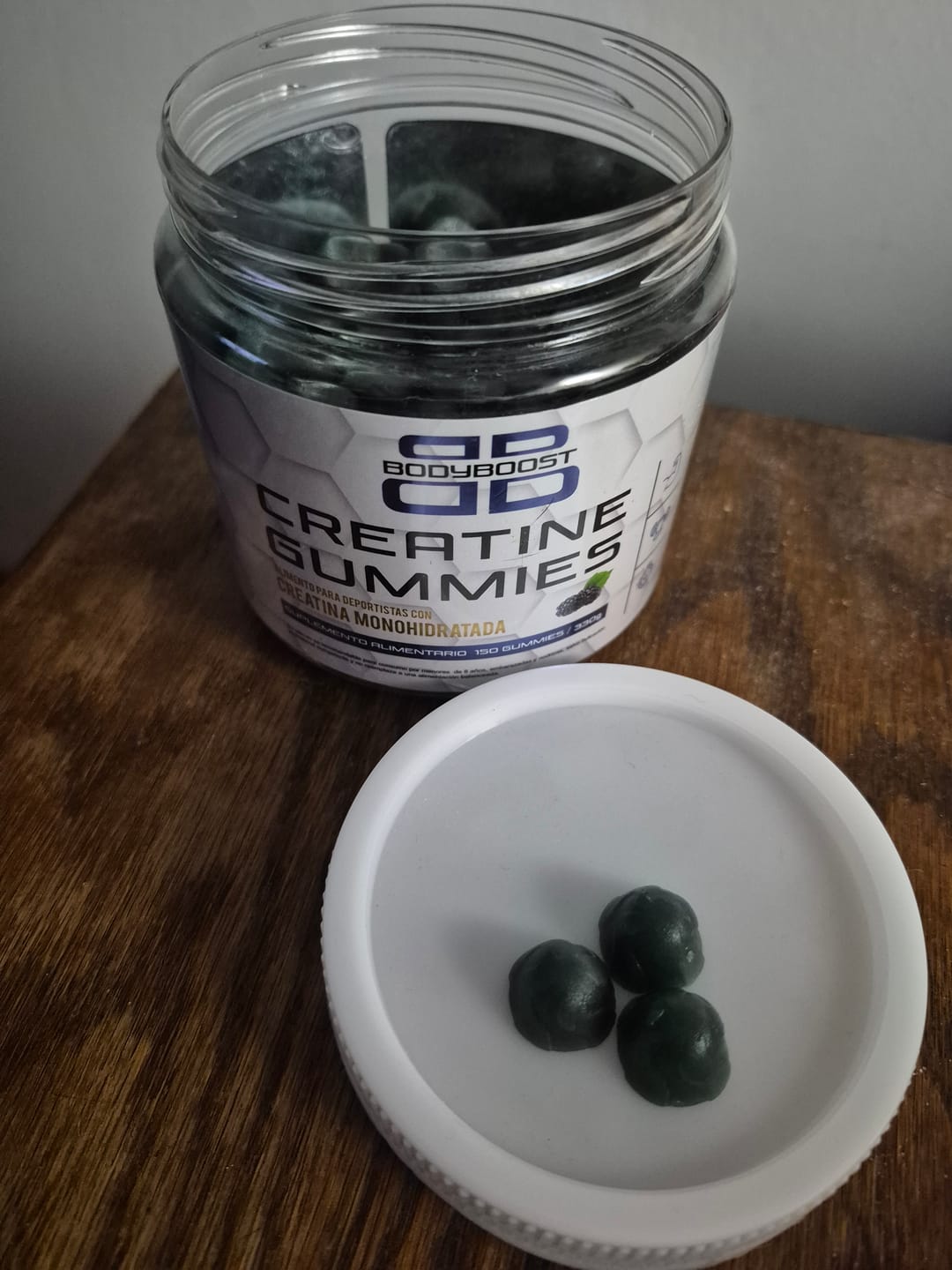 Customer photo review of Gomitas de Creatina