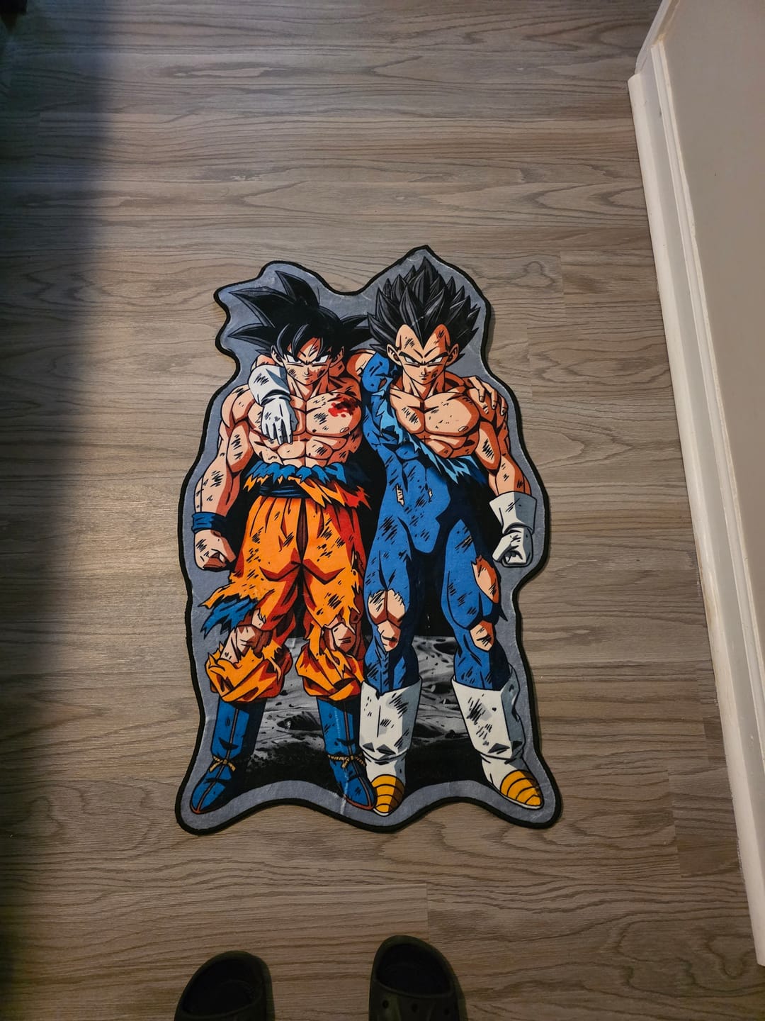 Customer photo review of Goku & Vegeta Rug