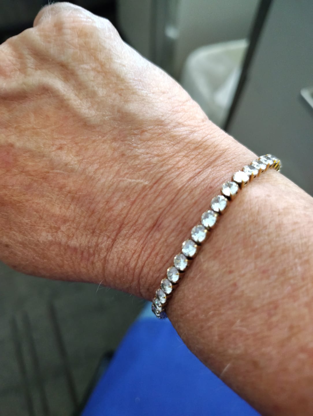 Customer photo review of Martina® Classic Tennis Bracelet