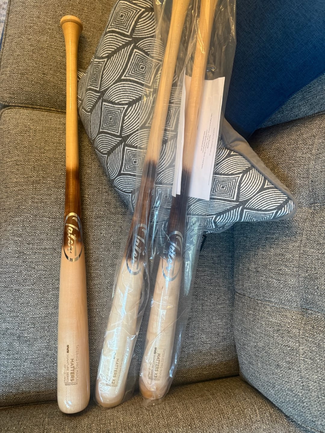 Customer photo review of Tater-X12 Pro | The Original Pine Tar Bat™
