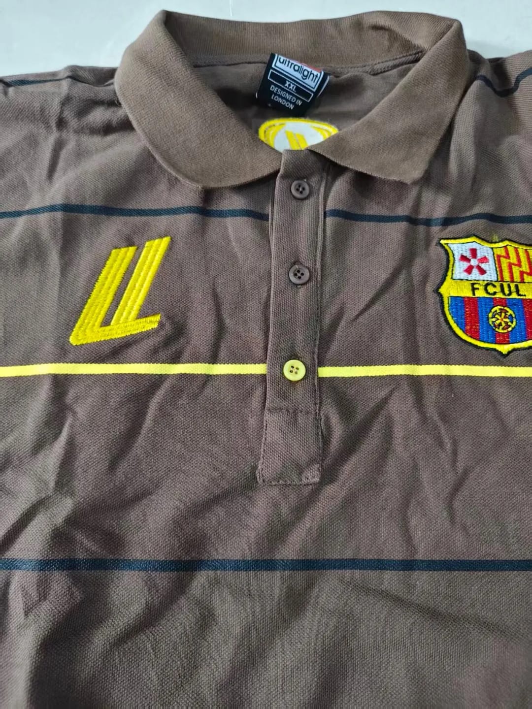 Customer photo review of Retro Blaugrana Terrace Polo