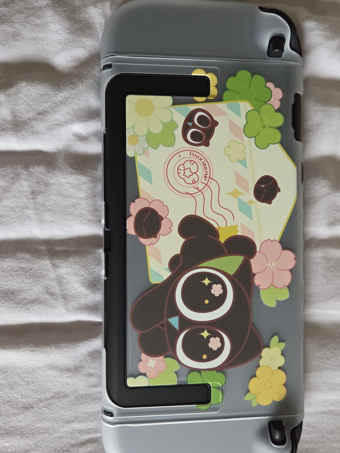 Customer photo review of GeekShare x Luo Xiaohei “Spring Letter”  Protective Case for Switch 2